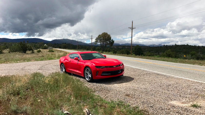 Wheelspin on gravel is fun. The traction control stops it quickly, but there is a big button to turn it off right next to the transmission lever. Chevy knows that many buyers of this car will want quick access to it.